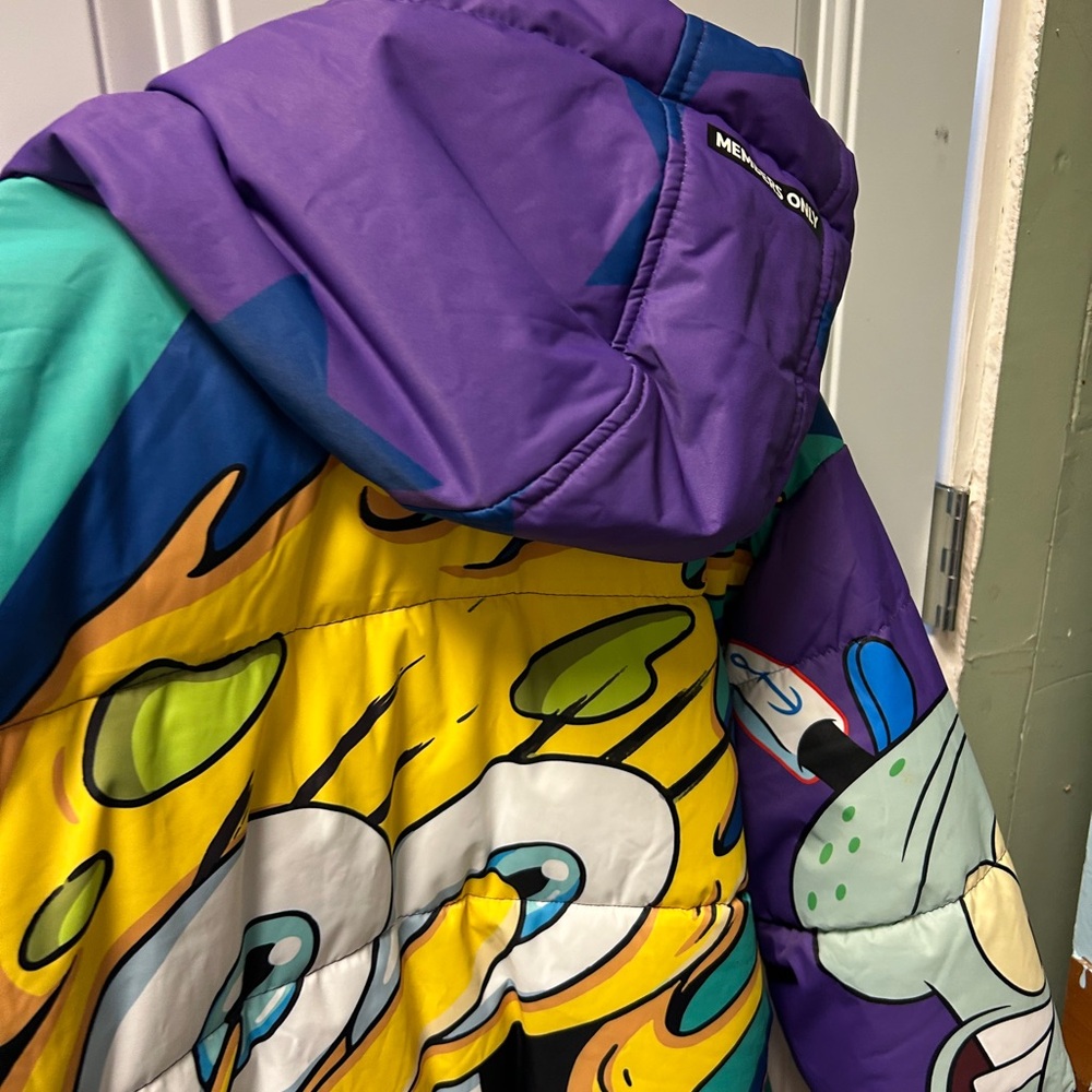 Nickelodeon x Members only  Colorful Cartoon Character Jacket - Picture 8 of 9